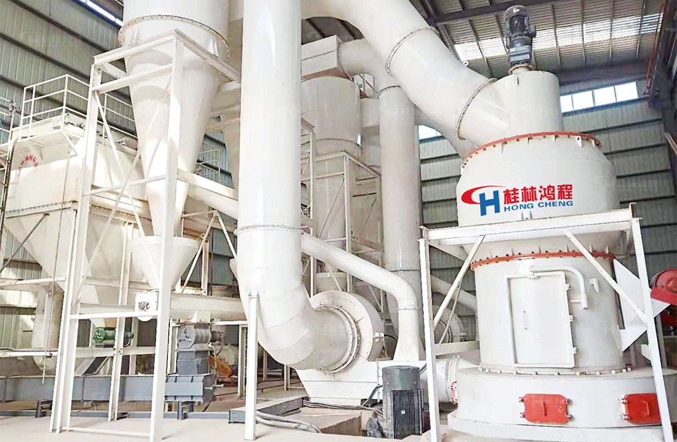 HCQ2000大型新升级高效雷蒙磨石灰石生产线