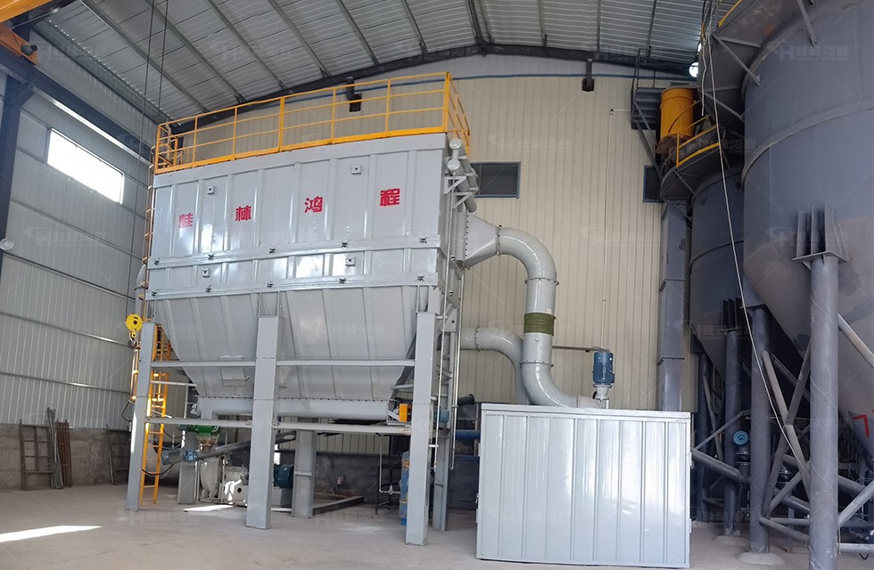 HCH980型超细环辊磨325目萤石粉生产线